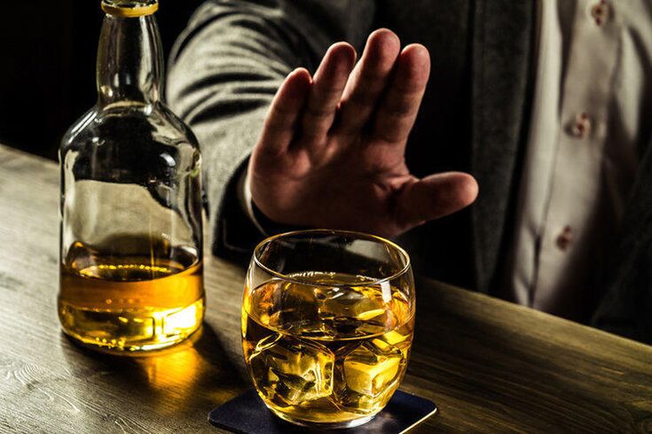 Desexo de renunciar ao alcol